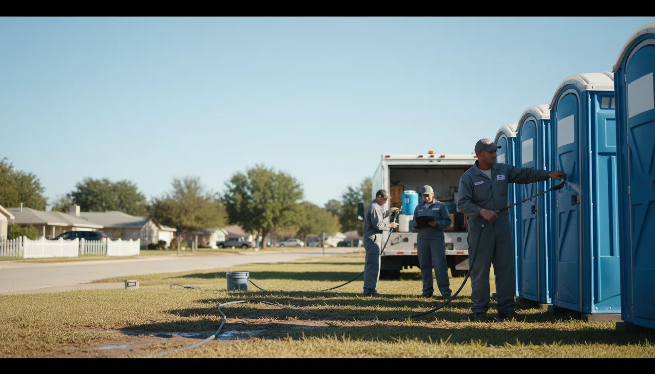 Long-Term Portable Toilet Rental in Rock Falls, IA near me